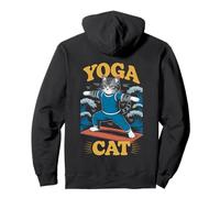 Gatito Aeróbico Gato Yoga Sudadera con Capucha