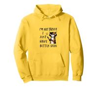 Gatito brillantemente molesto sólo, solo tengo mejores ideas Sudadera con Capucha