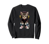 Gatito de música Sudadera