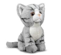 Animigos - World of Nature (19cm) Eco Tabby Cat Peluche de Peluche - 1 Unidad