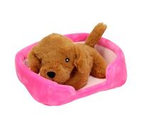 Gatito de peluche con cesta - 22 x 24 cm - Super lindo