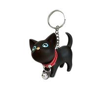 Gatito del Gato Llavero Animal de la Historieta de Bell Pequeño Llavero de Metal Mujeres Estudiante llaveroMengonee