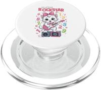 Gatito Gato Matemáticas Rock Star Rockin' Números Divertidos Niños PopSockets PopGrip para MagSafe