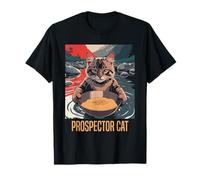Gatito Gold Panner Prospector Cat Gold Mining Camiseta