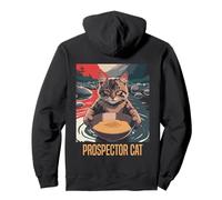 Gatito Gold Panner Prospector Cat Gold Mining Sudadera con Capucha