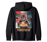 Gatito Gold Panner Prospector Cat Gold Mining Sudadera con Capucha
