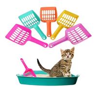 Gatito para gatos, cucharada de camada de gatito | Tamizado ergonómico de comerciante, gato poop scooper, accesorios para mascotas para una fácil recogida, hogar, limpieza eficiente