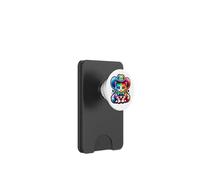 Gatito Vaquero de Color neón Lindo Frontera felino PopSockets PopWallet para MagSafe