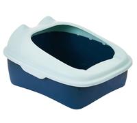 Gatitos Baño para Gatos Bandeja De Arena A Prueba Salpicaduras, Cómoda, Semicerrada, Resistente, Orinal para Gatitos, Inodoro, para Gatos Hogares(Grün)