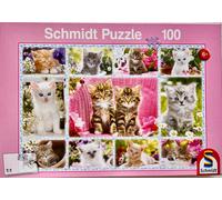 Gatitos Schmidt Juegos 100 Piezas Juego De Mesa Puzzle Juego De Paciencia 56135