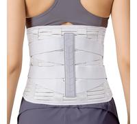 gatmove Faja lumbar mujer, Fajas lumbares para mujer con 6 Varillas Metálicas + 1 de Silicona Soporte, Masaje 3D y Tejido Transpirable, Ideal para Trabajo/Deporte -L