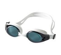gatmove Gafas de Natación Antivaho, Profesionales Lentes HD Antivaho con Protección UV, Correas Ajustables y 3 Nasillos Intercambiables Unisex Adulto -Blanco
