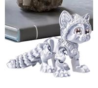 Gato 3D | Decoración de Oficina Impresión 3D Gato Articulado - Dibujos Animados Animados Decoración Premios de Clase para Niños Adultos Familia