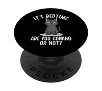 Gato a la Hora de acostarse ¿Vienes o no Eres Amante de PopSockets PopGrip Adhesivo