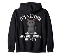 Gato a la Hora de acostarse ¿Vienes o no Eres Amante de Sudadera con Capucha