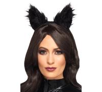 Gato Accesorios Mujer Gato Orejas y Cola Gatos Máscara para Disfraz de Halloween