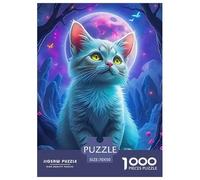 Gato Adorable 1000 Pièce Puzzle Jeu De Famille Classique Jigsaw Puzzle Jeu De Défi Unique Pour Cadeaux De Voyage, Présent 70x50cm/1000pcs