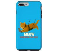 Gato Agente Secreto en Misión - Arte divertido de la parodia de espías Carcasa para iPhone 7 Plus/8 Plus