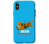 Gato Agente Secreto en Misión - Arte divertido de la parodia de espías Carcasa para iPhone X/XS