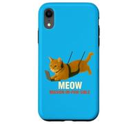 Gato Agente Secreto en Misión - Arte divertido de la parodia de espías Carcasa para iPhone XR