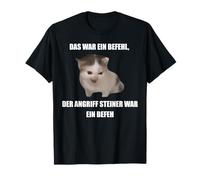 Gato alemán ordena Steiner- Das War Ein Befehl Meme Divertido Camiseta