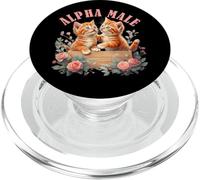 Gato Alfa Divertido Meme Hombre Gatito Alpha Cat Male PopSockets PopGrip para MagSafe