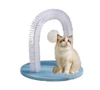 Gato Arco Automator Para Gatos Interiores | Masajeador De Mascotas Y Arcos De Autoaseo | Cepillo De Pelo Para La Pérdida De Peinado | Hoils Remover Juguete Gatitos Y Cabeza