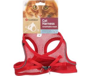 Gato Arnés Step&Go Berta Rojo M 29-33cm 42-46cm