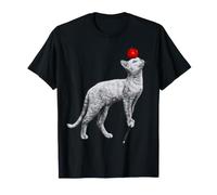 Gato artístico Blue Eyes Camiseta