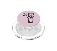 Gato Asomando Gracioso Vi Eso PopSockets PopGrip para MagSafe