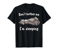 Gato Atigrado Dormido Divertido No Me Molestes Duermo Camiseta
