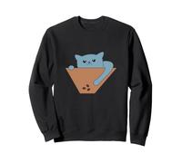 Gato Azul alcanzando golosinas Sudadera