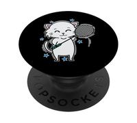 Gato bádminton PopSockets PopGrip Adhesivo