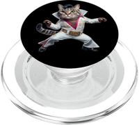 Gato Bailando Pop: el Icono de la música Rock y la Cultura Pop PopSockets PopGrip para MagSafe