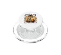 Gato bávaro Amante de la Cerveza y círculo pequeño PopSockets PopGrip para MagSafe