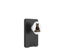 Gato Bebiendo Whisky Vintage Mala Actitud Hombres Amante del Licor PopSockets PopWallet para MagSafe