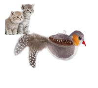 Gato Bird Toy Flapping, Flapping Wings Chirping Bird, Realistic Bird Cat Toy, Automatic e Interactive, Super Soft Flying Bird Toy for Indoor Cats' Ejercise, Compromiso Playtime Toy for Gats and