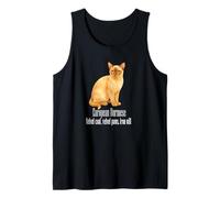 Gato Birmano Europeo Arte Terciopelo Abrigo Patas Hierro voluntad Camiseta sin Mangas