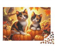 Gato Bonito Puzle 1000 Piezas - Reto para Mentes Inquietas, Encaje Preciso, Decoración, 38x26cm/1000pcs