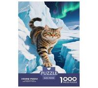 Gato Bosque Noruego Puzzle 1000 Piezas Un Desafiante Juguetes Descomprimidos Familiar Regalos Familiares para Adultos Y Niños 70x50cm/1000pcs
