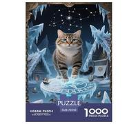 Gato Bosque Noruego Puzzle 1000 Piezas Un Desafiante Juguetes Resistentes A La Presión para Toda La Familia Regalos para Mujeresregalos para Hombres para Adultos Y Niños 70x50cm/1000pcs