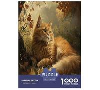 Gato Bosque Noruego Puzzle De 1000 Piezas Desafíos Difíciles Juguetes Descomprimidos para Toda La Familia Regalos para Mujeresregalos para Hombres para Adultos Y Niños 70x50cm/1000pcs