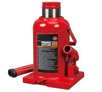 Gato Botella Hidráulico Profesional - Elevador Hidráulico de Alta Capacidad, Sistema Estanco Antipérdidas, Tornillo Regulable y Válvula de Seguridad (5 Toneladas)