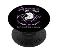 Gato Bruja Divertido Amante de Gatos Ritual PopSockets PopGrip Adhesivo
