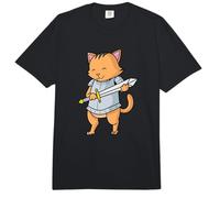 Gato Caballero con Espada Comfort Colors Adult Heavyweight T-Shirt