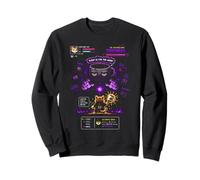 Gato Cafeína Pixel Art RPG Gracioso Fan Café Sudadera