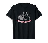 Gato Cálculos Matemáticas Ecuaciones Álgebra Geometría Felino Camiseta