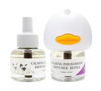 Gato calmante difusor feromonas para gatos evaporador enchufe 48 mlx2 frasco de apoyo de comportamiento de calor difusor del estrés sin sabor spray para orinar prevenir arañazos