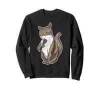 Gato Cantante Micrófono Canto Sudadera