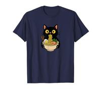 Gato comiendo fideos ramen Camiseta